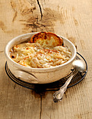 Traditional French onion soup