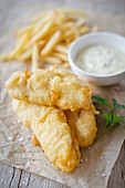 Fish & Chips mit Remoulade