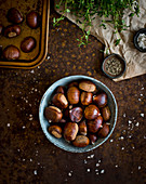 Chestnuts in a bowl