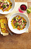 Fragrant lamb with fruit and nut couscous