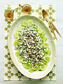 Cucumber and Fetta Salad with Za atar