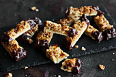 Delicate almond slices