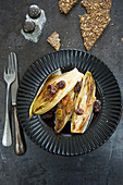 Chicory with raisins and balsamic vinegar