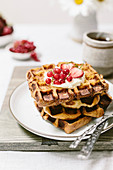 Breakfast waffles