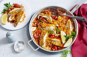 Roasted Fish with Harissa and Couscous