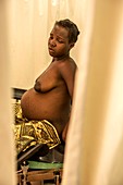 Pregnant woman in hospital