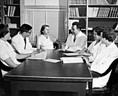 US Public Health Service polio research meeting, 1953