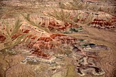 Painted Desert, Arizona, USA, aerial photograph