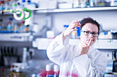 Female scientist in laboratory