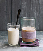 Protein shake and cocoa for breastfeeding mums