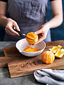 Orange filetieren