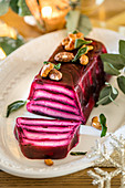 Goats cheese and Beetroot Terrine