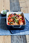 Tuscan roast chicken with rosemary