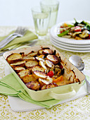 Summer vegetable and potatoe bake