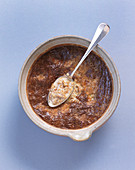 Oven-baked cinnamon rice pudding