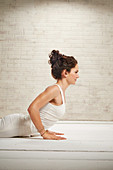 Yoga practice: cobra