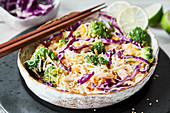 Cremige Curry-Noodle-Bowl (Thailand)