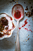 Spoon with Berry Sauce