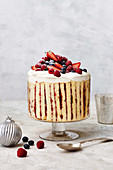 Mixed berry and vanille bean trifle