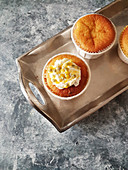Cupcakes with passion fruit