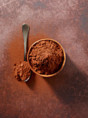 Kakaopulver im Schälchen