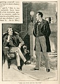 Sherlock Holmes and Dr. Watson, illustration