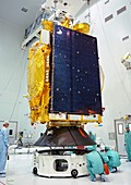 Stellat 5 satellite payload preparation