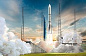 Ariane 6 launch, illustration