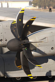 Airbus A400M military plane propeller