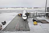 Airport in snow