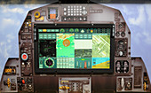 Elbit modular fighter cockpit mock-up