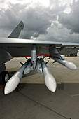 Boeing F A-18F Super Hornet missiles