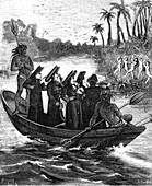Jesuits in Paraguay, 19th Century illustration