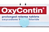 OxyContin pain-relief drug tablet