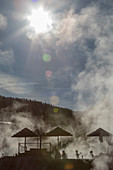 Pagosa Springs hot baths, Colorado, USA
