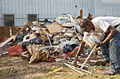 Hurricane Harvey cleanup, Texas, USA