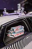 Autonomous pizza delivery vehicle