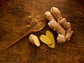 Ginger root and powder