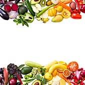Colourful fresh produce