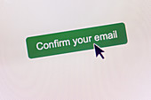 Email confirmation click button