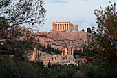 Parthenon on the Acropolis of Athens