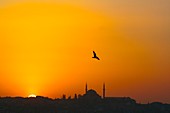 Sunset over Istanbul, Turkey
