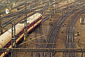 Train arriving in station