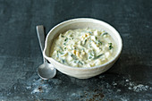 Cucumber and egg remoulade