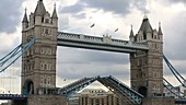 Tower Bridge closing