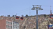 Cable cars, La Paz, Bolivia