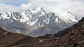 Huayna Potosi mountain peak