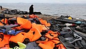 Syrian refugees in Lesvos, Greece