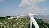Wind turbines, Greece