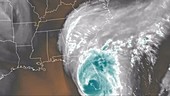 Hurricane Irma over Florida, satellite footage